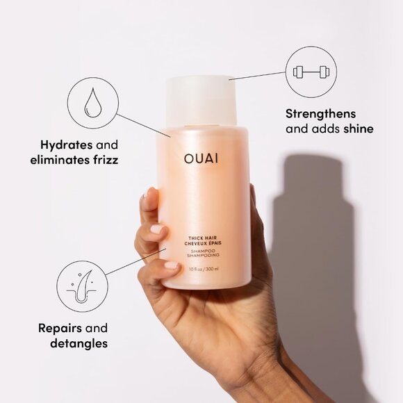 OUAI Thick Shampoo and Conditioner Set 10oz each - Picture 8 of 8